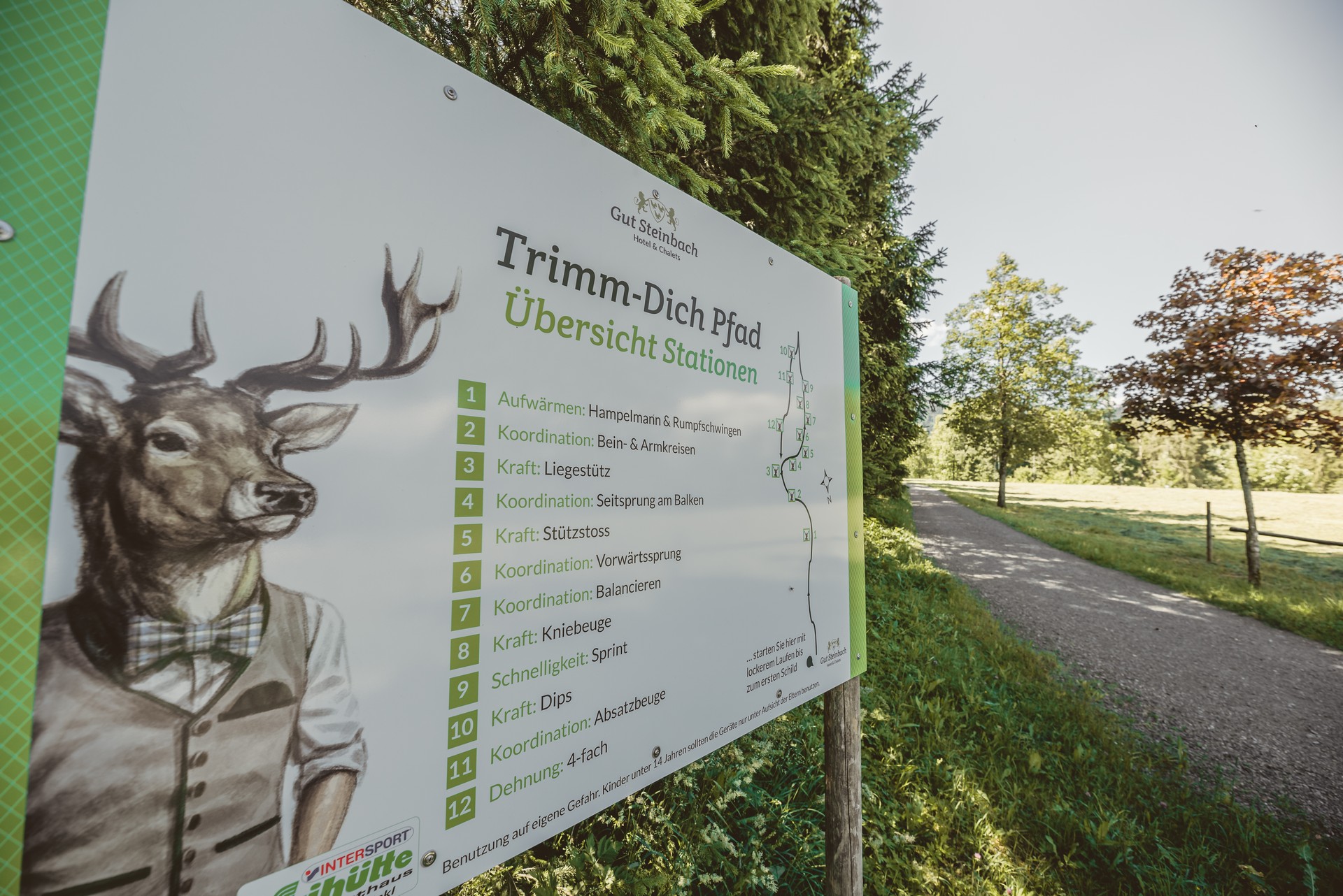 Fitnesspfad auf Gut Steinbach
