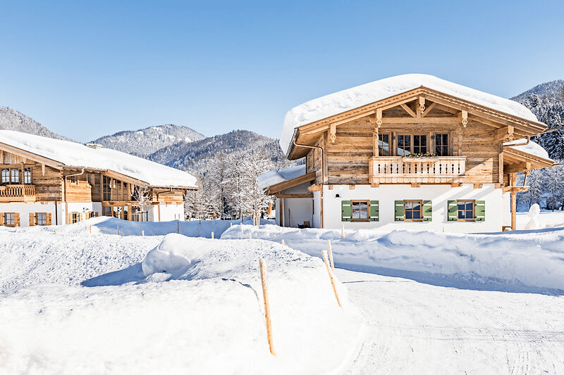 Gut Steinbach Chalet Aussenansicht Winter 7