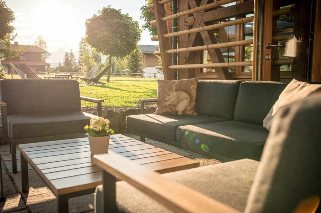 hotel reit im winkl sonnenterrasse